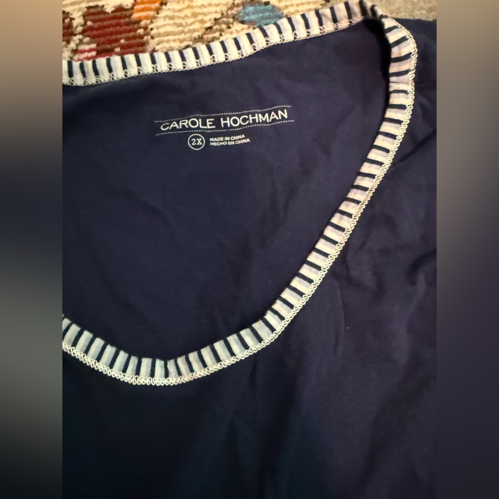 Carole Hochman 3 piece sleep set PJs sleepwear 2X - Picture 4 of 7